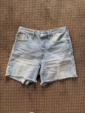 Levi’s Premium 501 Mid Thigh Jean Shorts